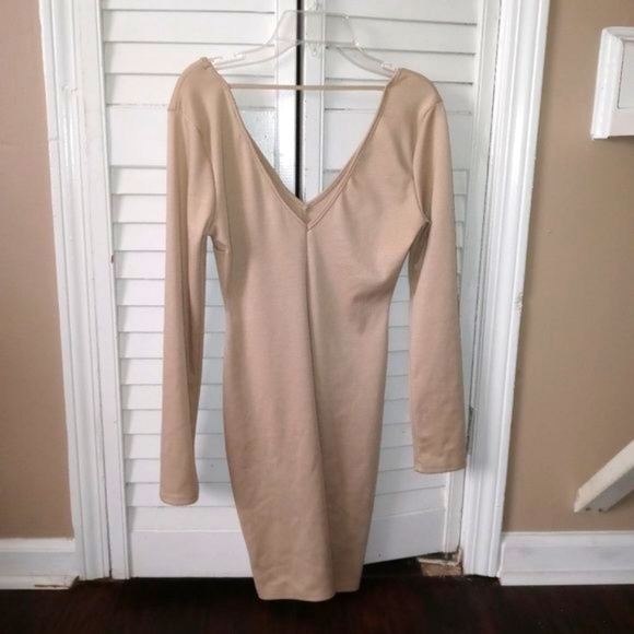 Charlotte Russe Beige/Tan Dress - Picture 2 of 2